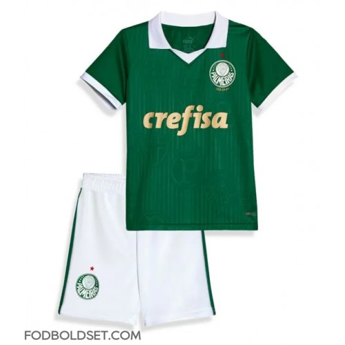 Palmeiras Hjemme Trøje Børn 2024-25 Kortærmet (+ Korte bukser)
